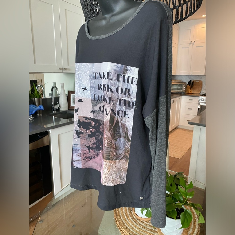 Take the Risk or Lose The Chance ladies top